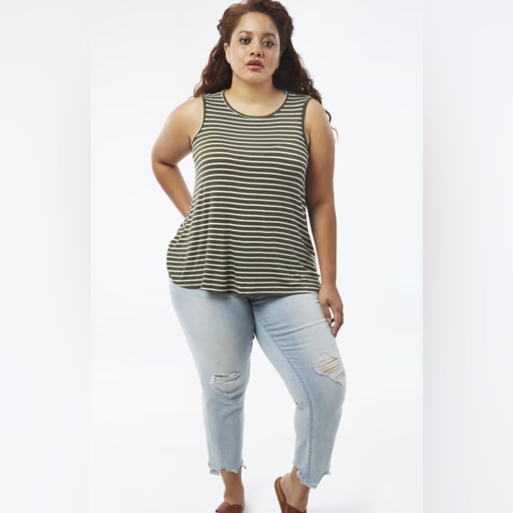💥MOLLY & ISADORA LYNN STRIPED TANK TOP💥 NWT